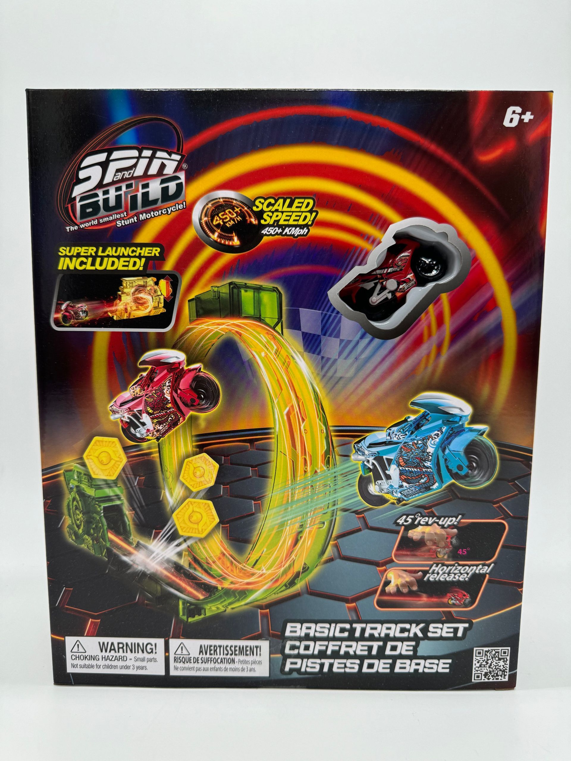 ENTRY LEVEL TRACK SET 1 X BIKE: 1 X LAUNCHER; SIMPLE TRACK
