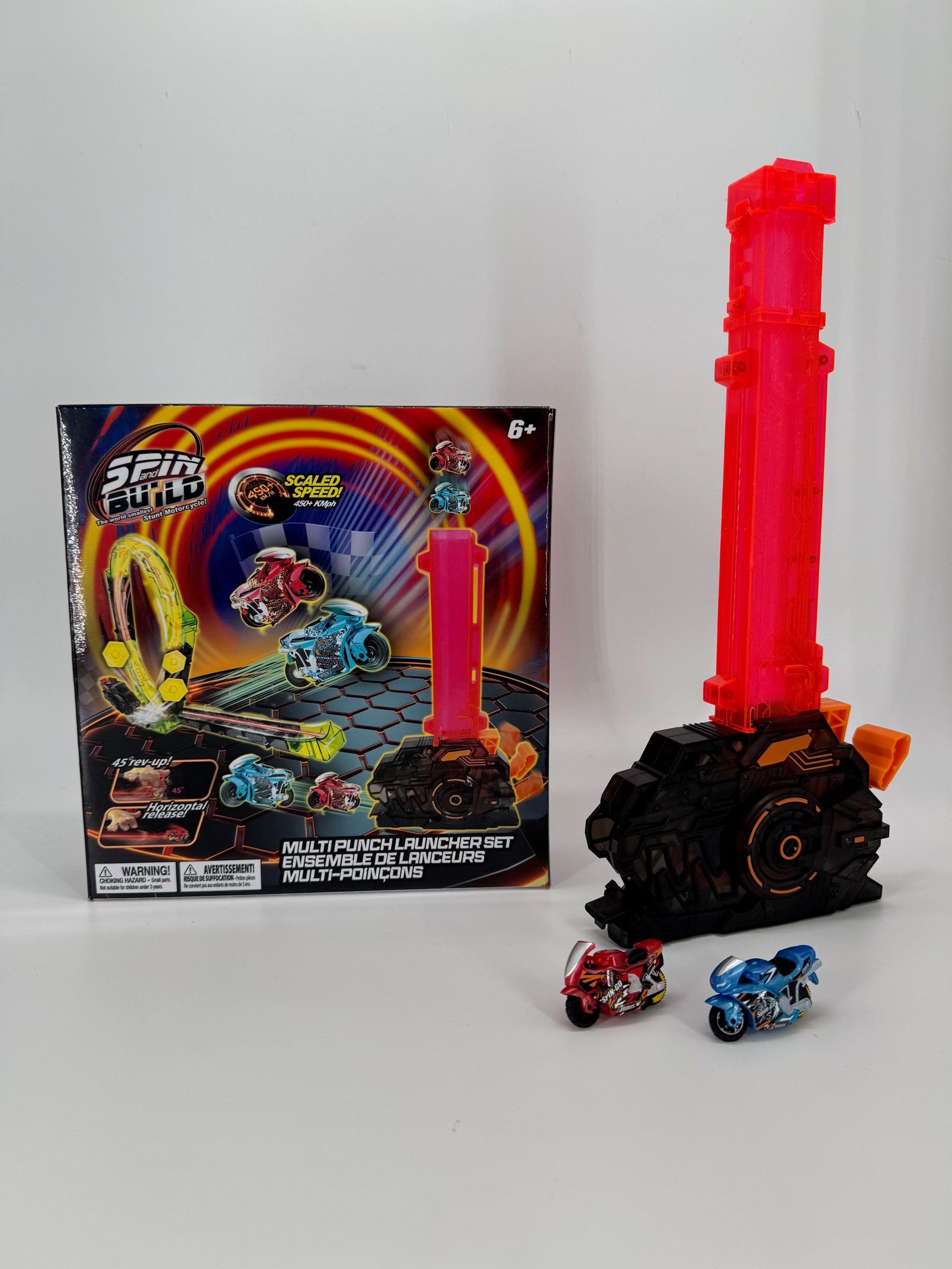 NEW MULTIPUNCH LAUNCHER SET WITH 2 BIKES