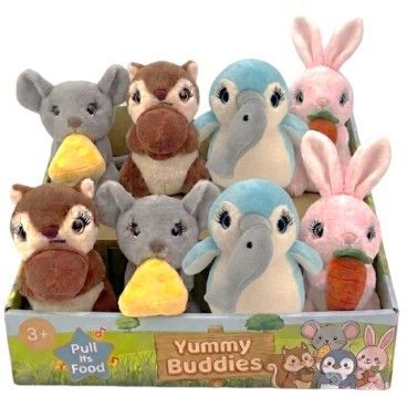 Yummy Buddies - 4 Asst Mouse, Bird, Squirrel, Rabbit