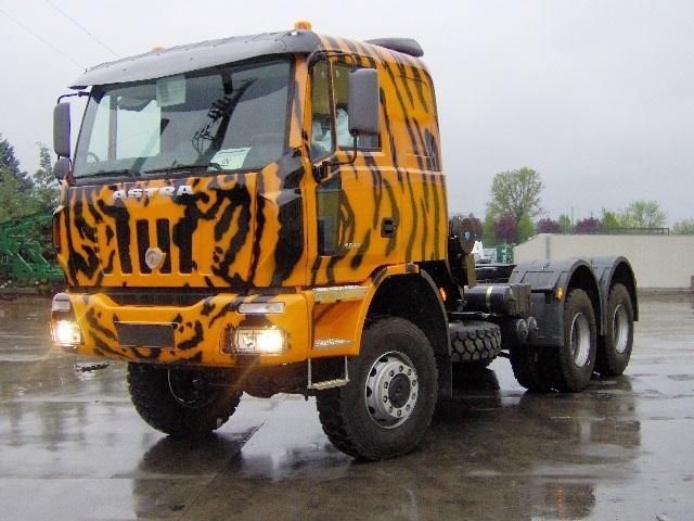 Camion fuoristrada tigrato