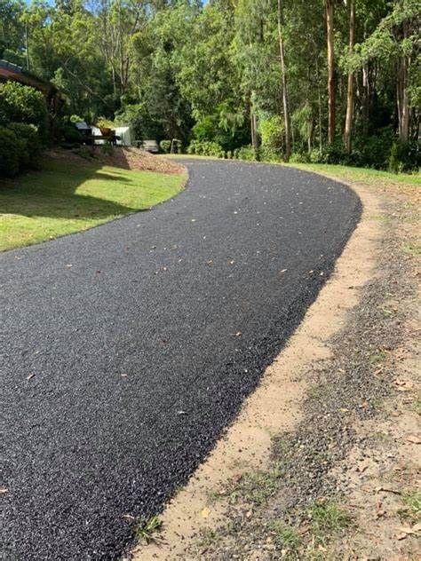 A Driveway Has Been Freshly Sealed — Territory Bitumen Services In Tivendale, NT