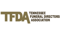 TFDA logo with Tennessee Funeral Directors Association text in brown and black on white background