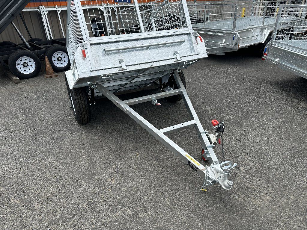 Small White Utility Trailer with a Tow Hitch — Connect Trailers and Towing Pty Ltd In Prospect Vale, TAS 