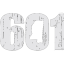 601 Logo White Text