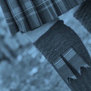 Tartan flashes in a variety of colours and plaids.