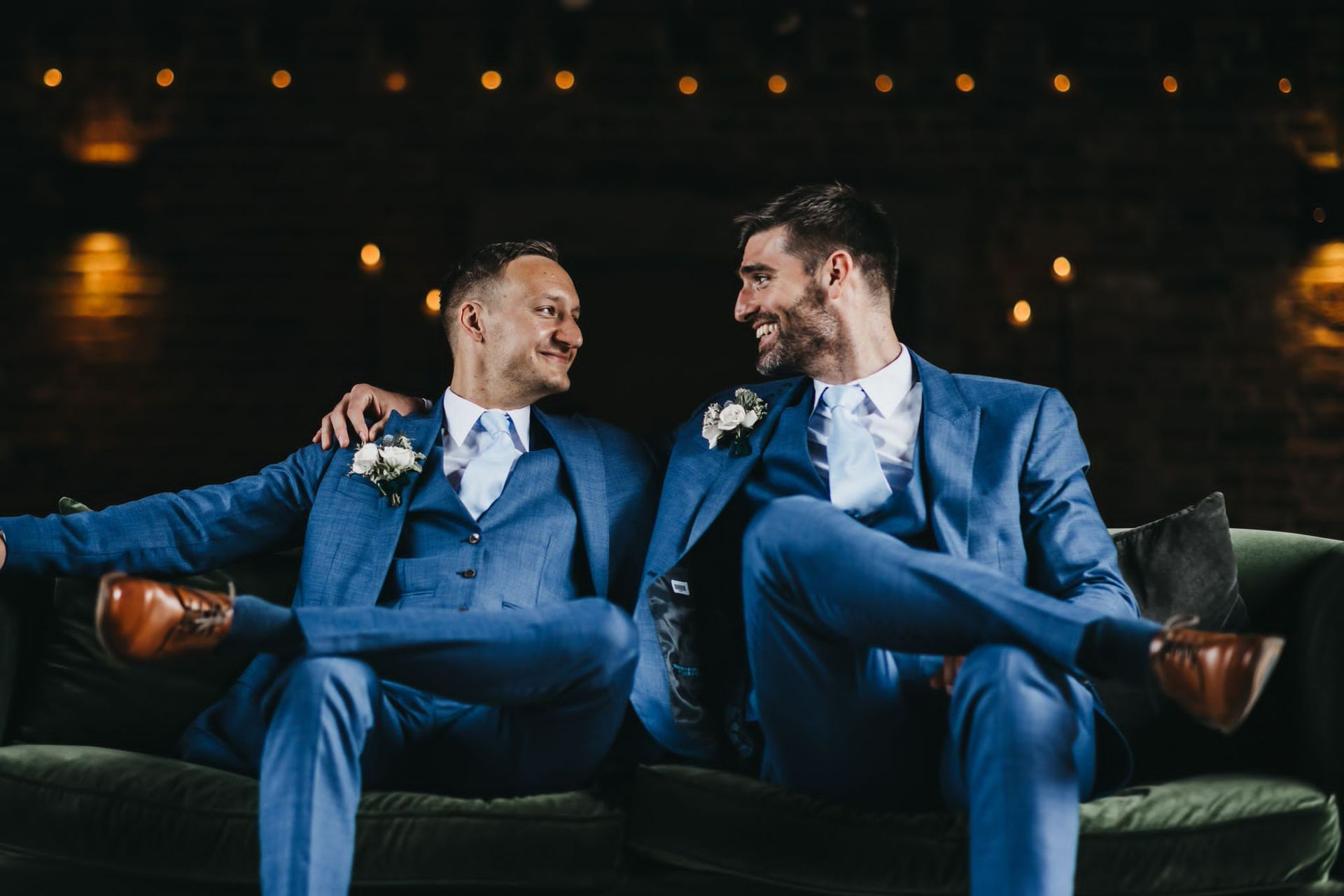 Italian Blue 3 piece suits available now