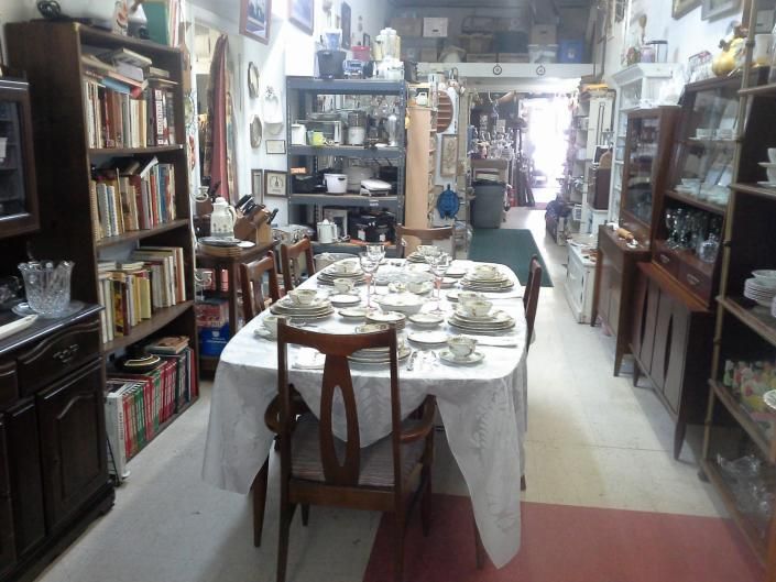 antique dining table