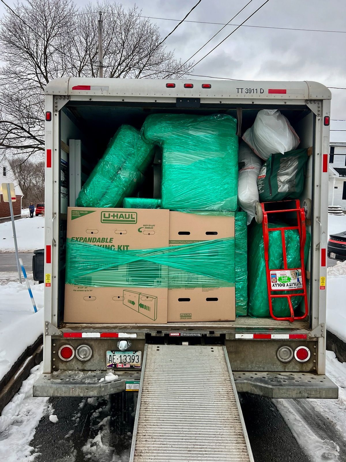 Ready to move items on truck