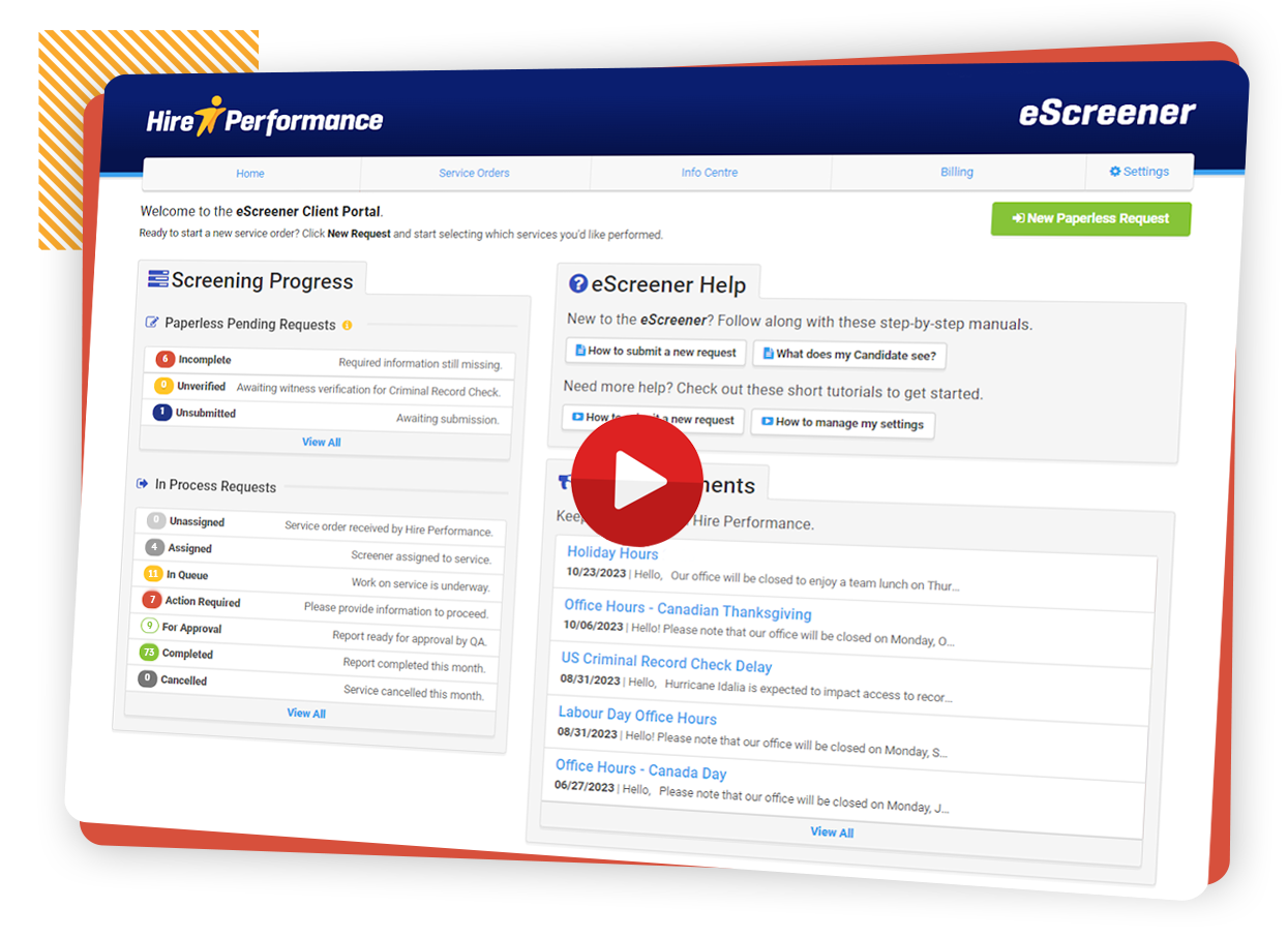 Screenshot of a webpage with data analysis tools, featuring a play button for a video tutorial.