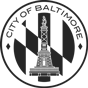 The seal of the city of baltimore has a statue of liberty on it.
