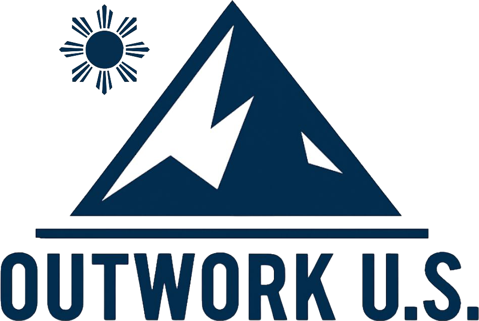 Logo: Blue mountain silhouette with a jagged peak; sunburst icon, and the text