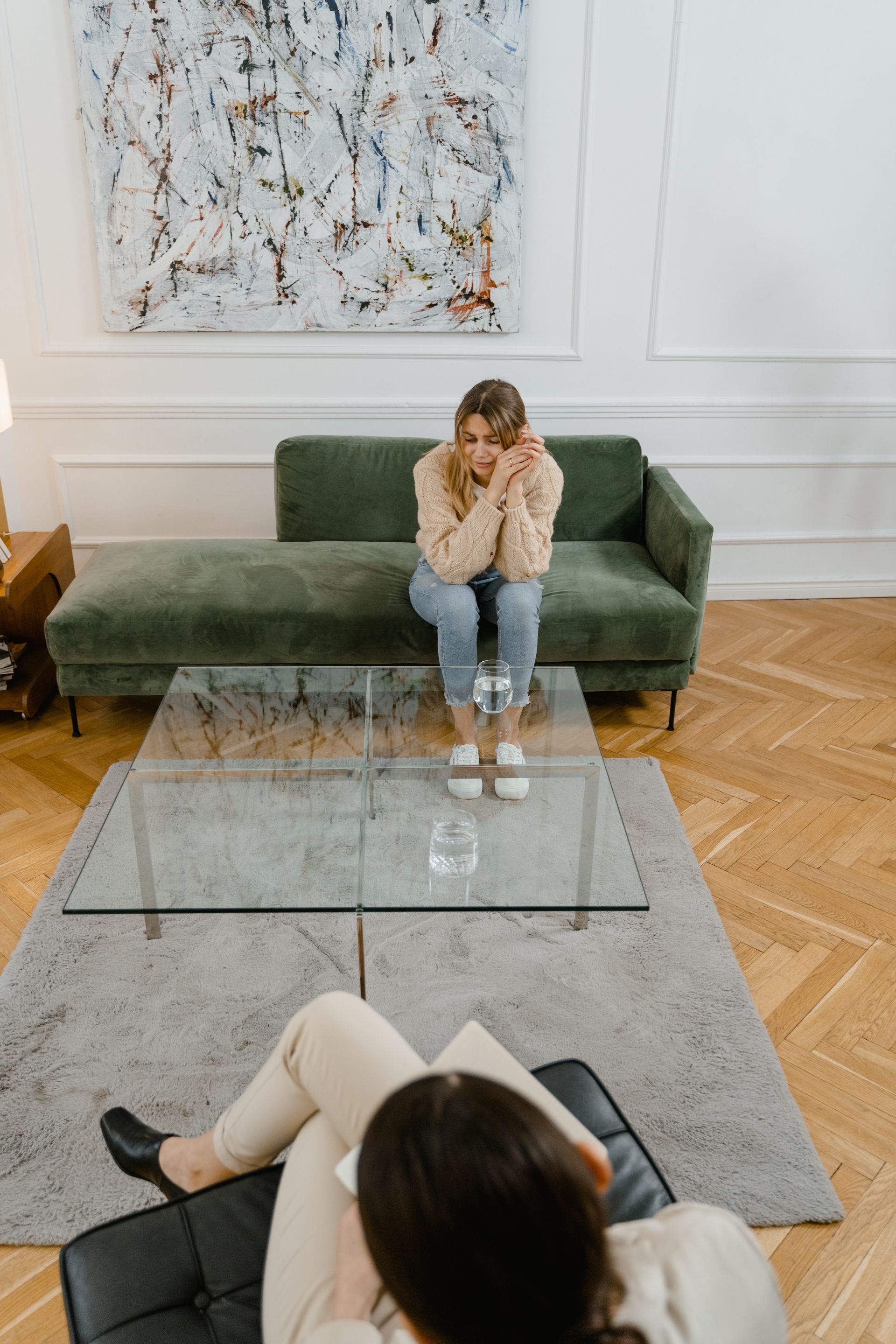 Young Woman Discussing Problems With Counselor - Adult Therapy on Wurtulla, QLD