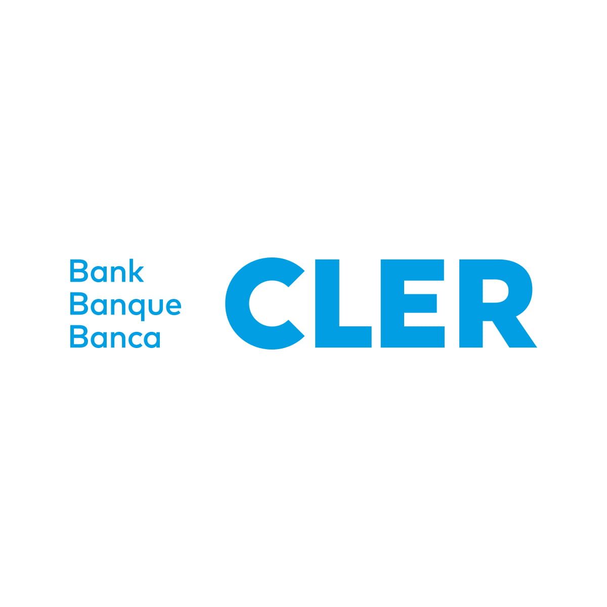 Un logo bleu et blanc pour la banque banque banca