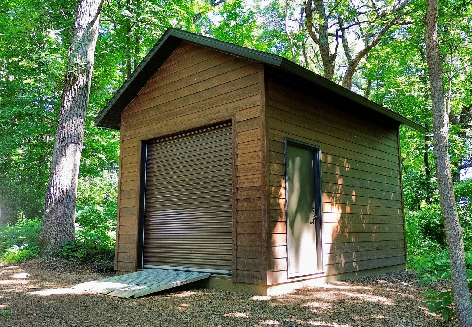 wooden shed 