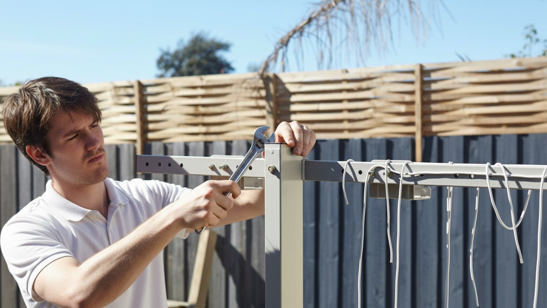 Outdoor Clothesline Installation Service Meridan Plains
