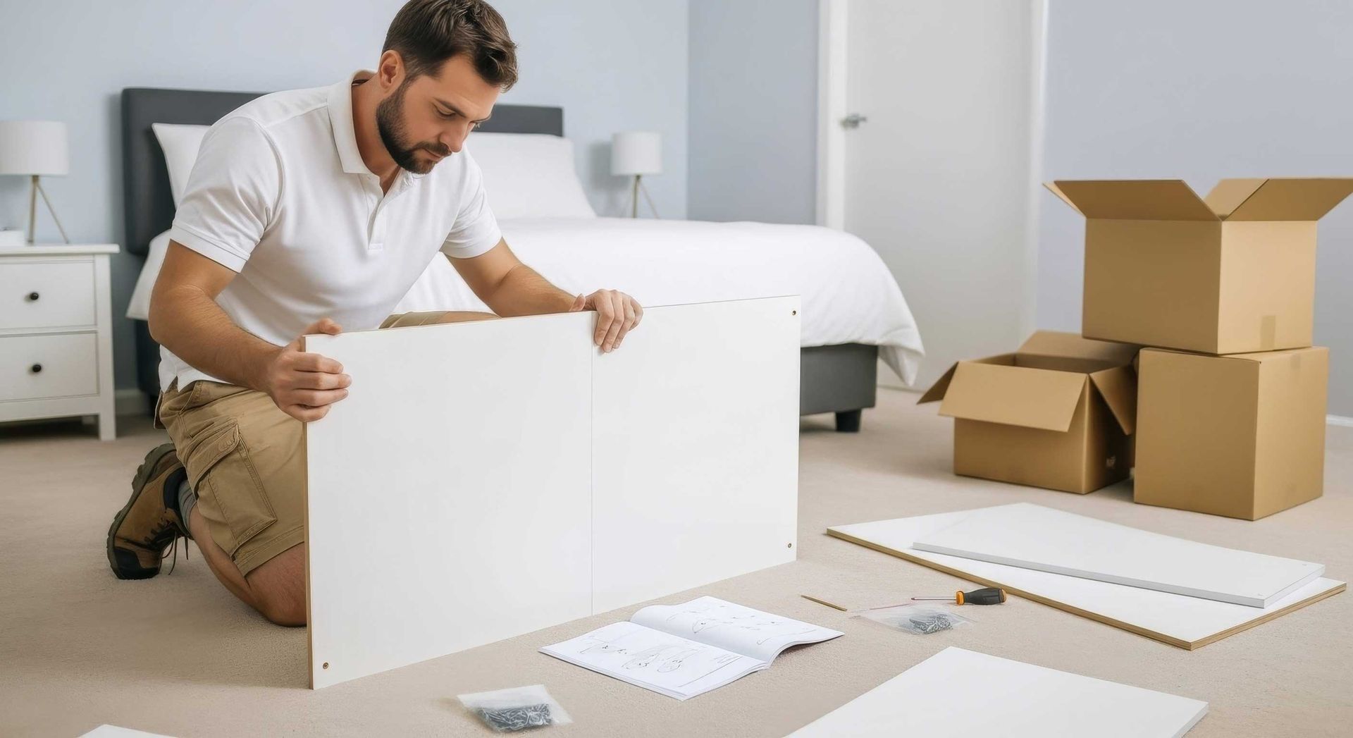 Flat Pack Furniture Assembly By Handyman Mons