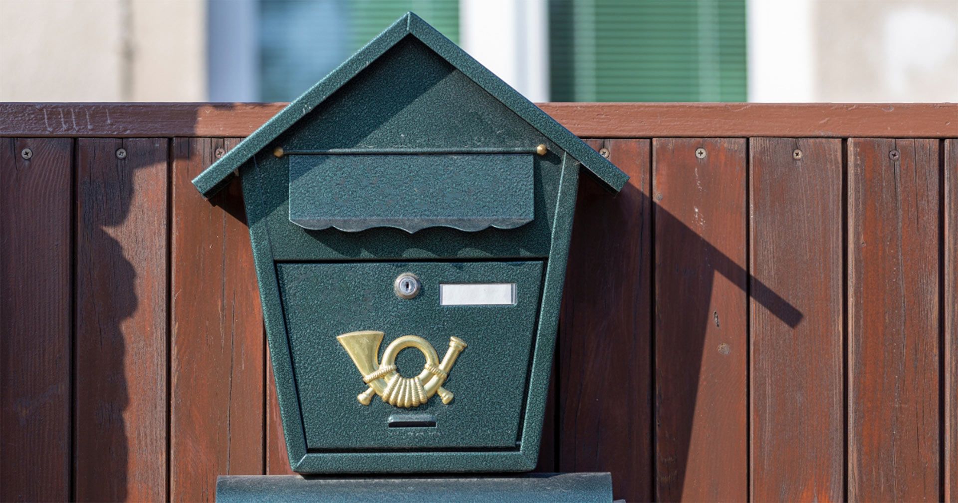 Modern Letterbox Installation At Property Twin Waters