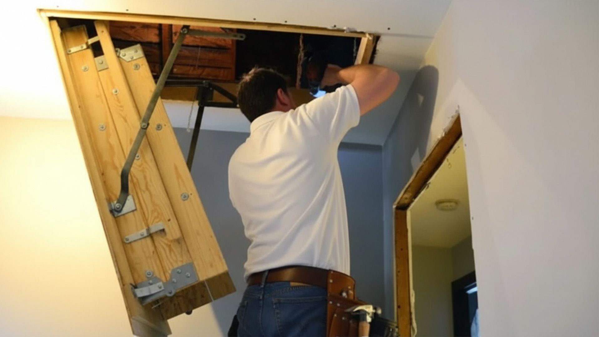Handyman Completing Rental Property Maintenance Checklist Caloundra