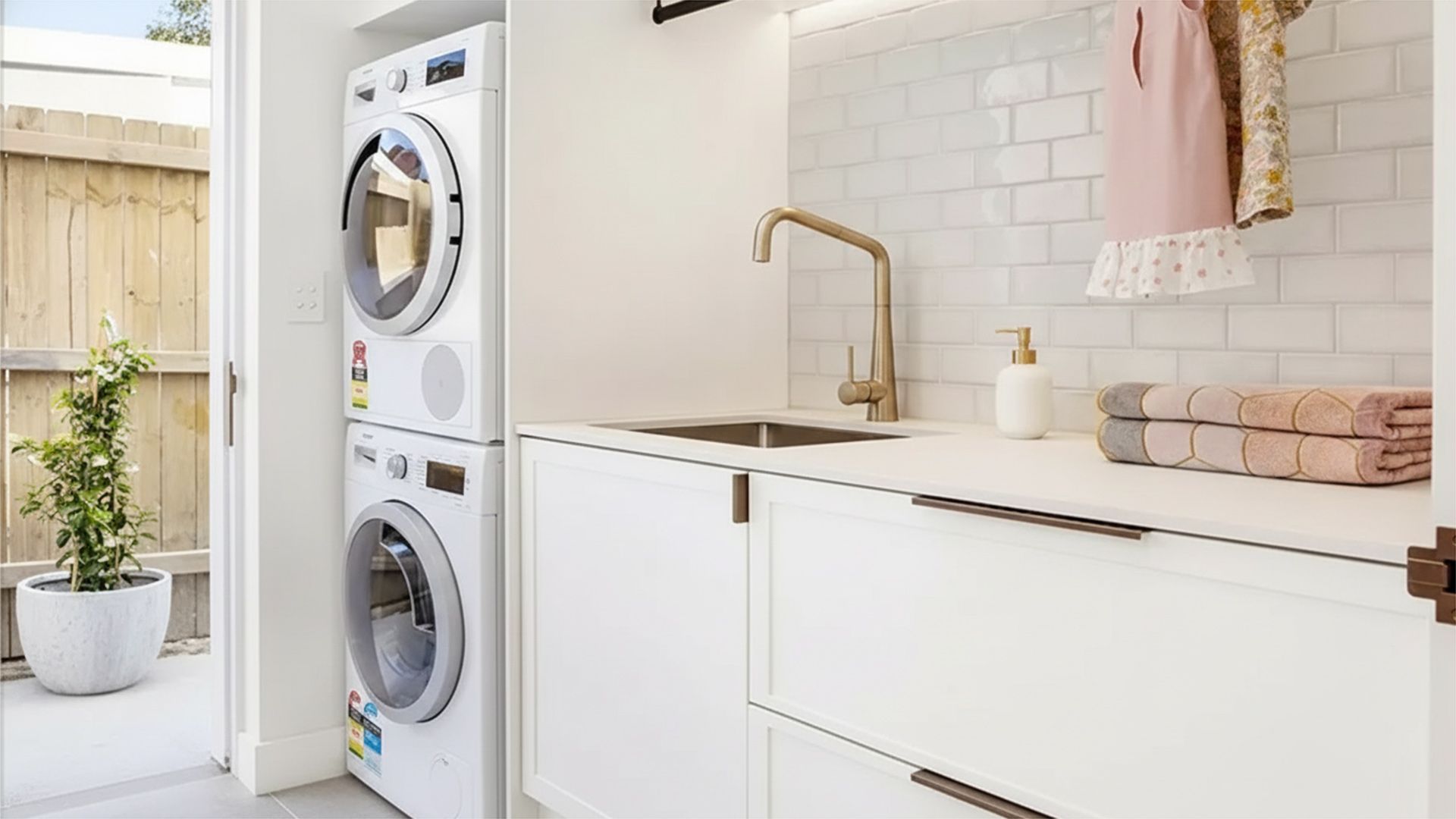 Wall Mounted Dryer Installation In Laundry Kuluin