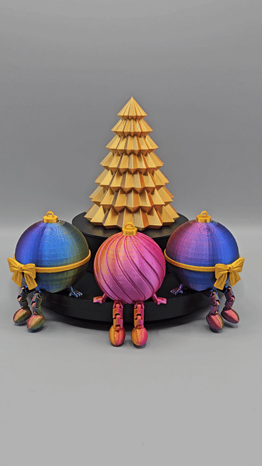 ? 3D-geprint Decoratief Kerstboompje – Meerkleurig Geometrisch uniek