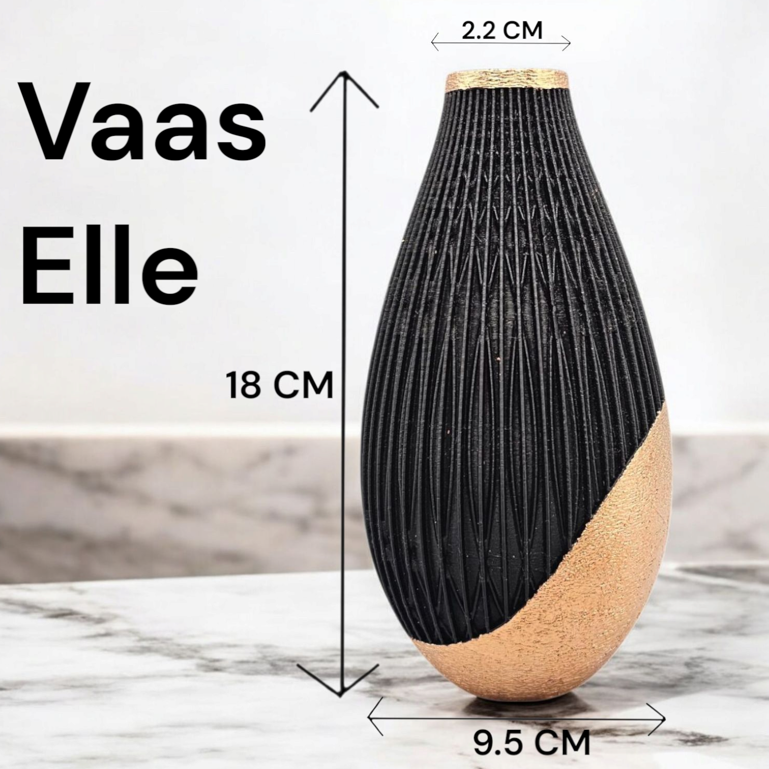 Een decoratieve vaas genaamd