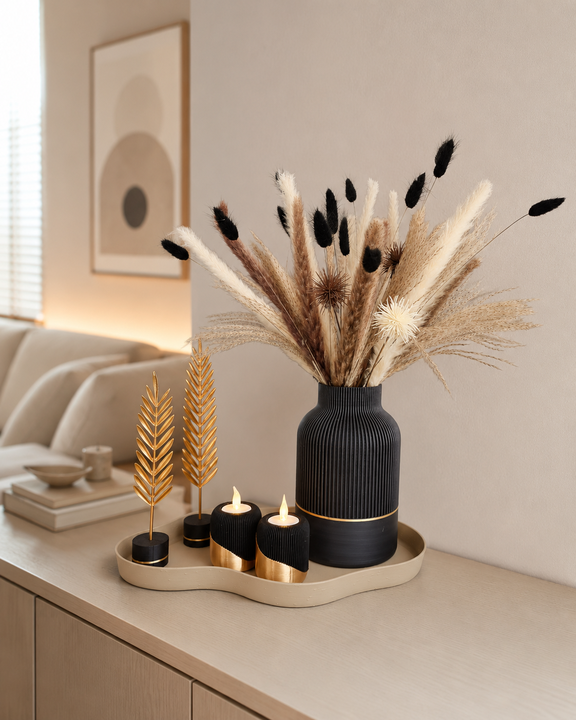 Complete Woondecoratie Set — Luxury Nature Glow - duurzaam - japandi - handgemaakt