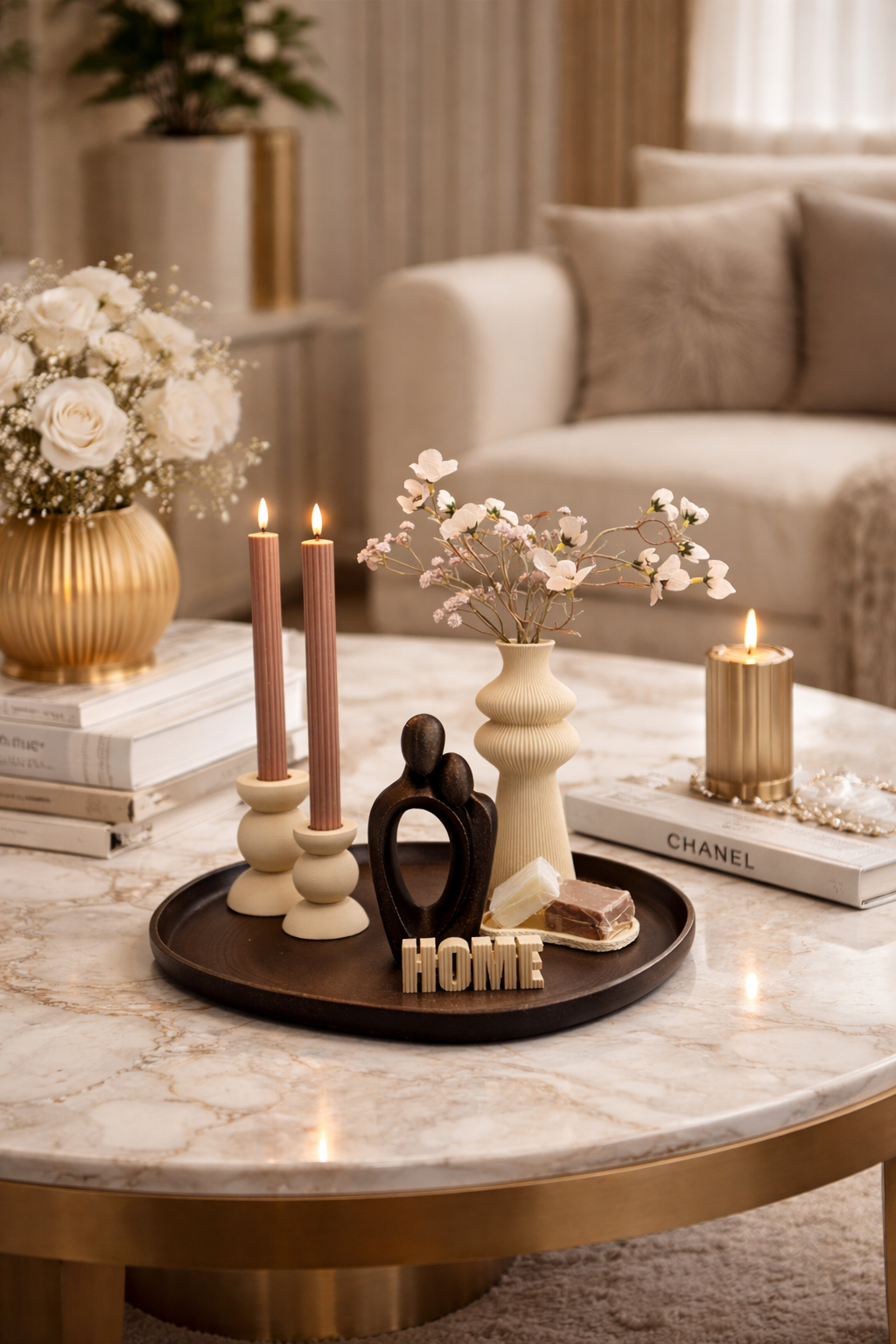 Complete Woondecoratie Set — Home - tafeldecoratie - 3d geprint - modern interieur - cadeau