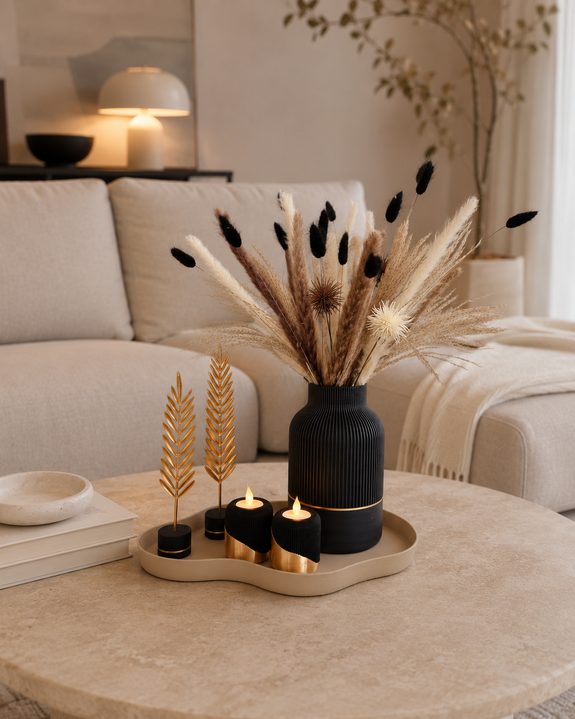 Complete Woondecoratie Set — Luxury Nature Glow - duurzaam - japandi - handgemaakt