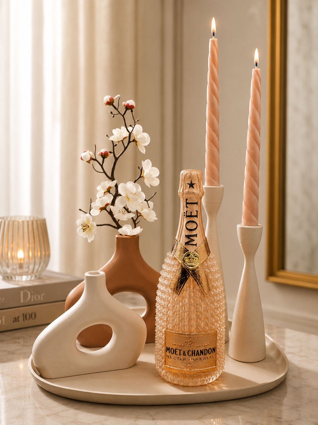 Complete Decoratie Set – Champagne Blush Luxury - duurzaam