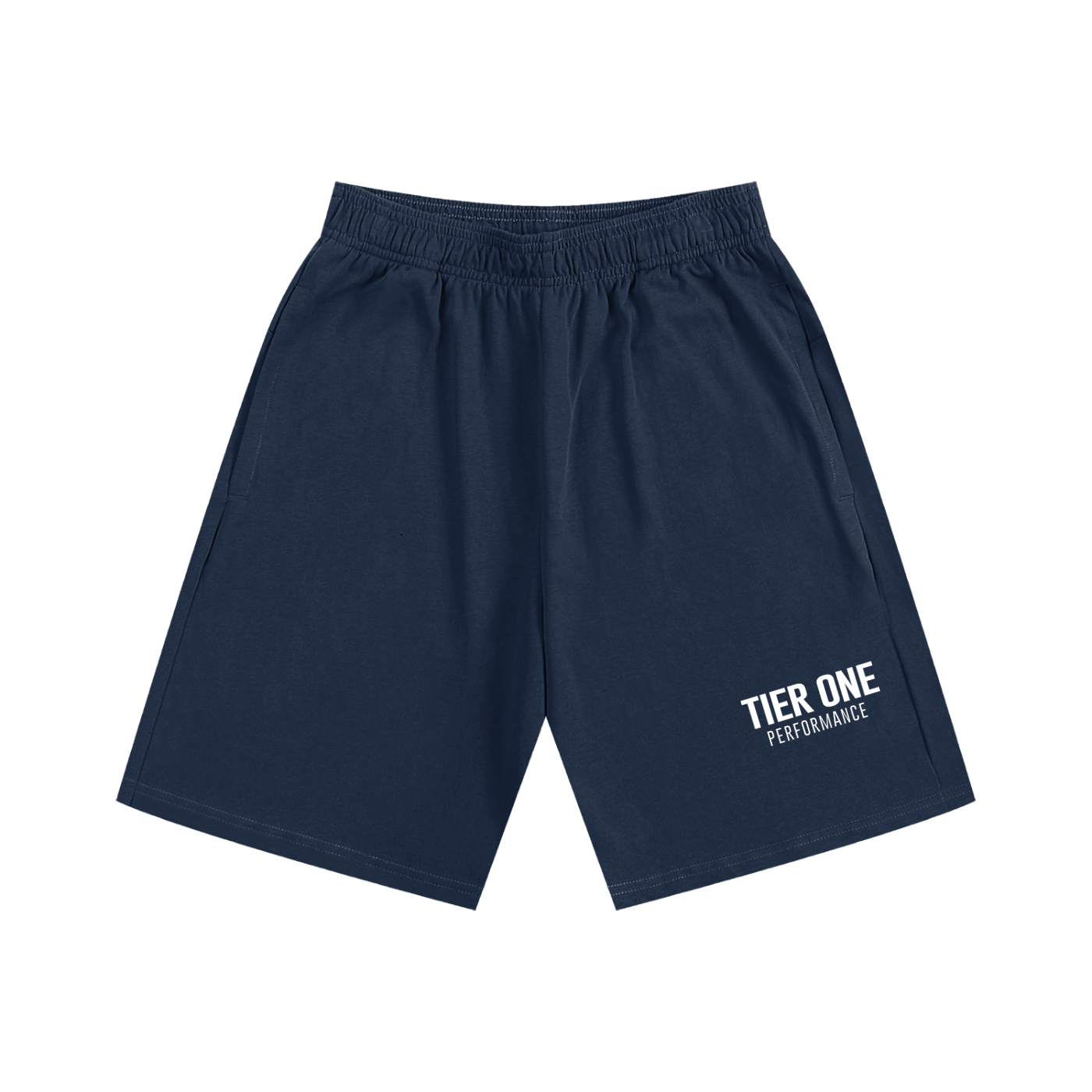 T1 Essential Sweatshorts - Navy Blue/White