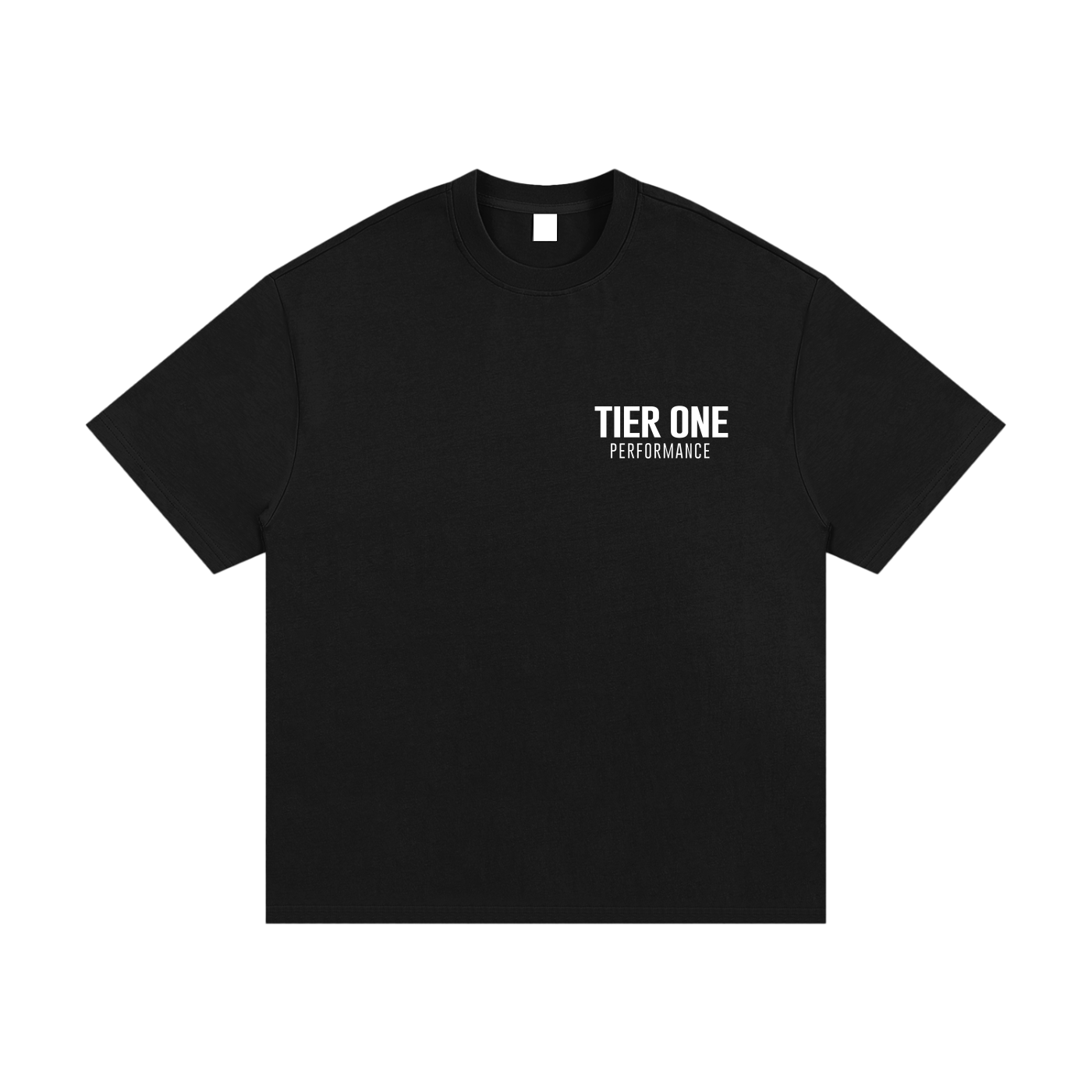 T1 Essential Tee - Black/White