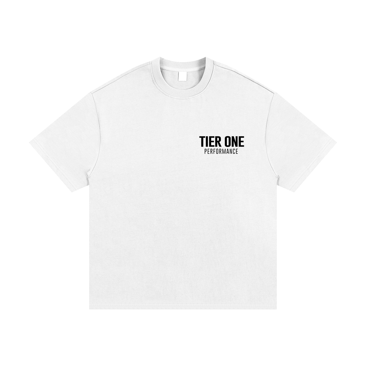 T1 Essential Tee - White/Black