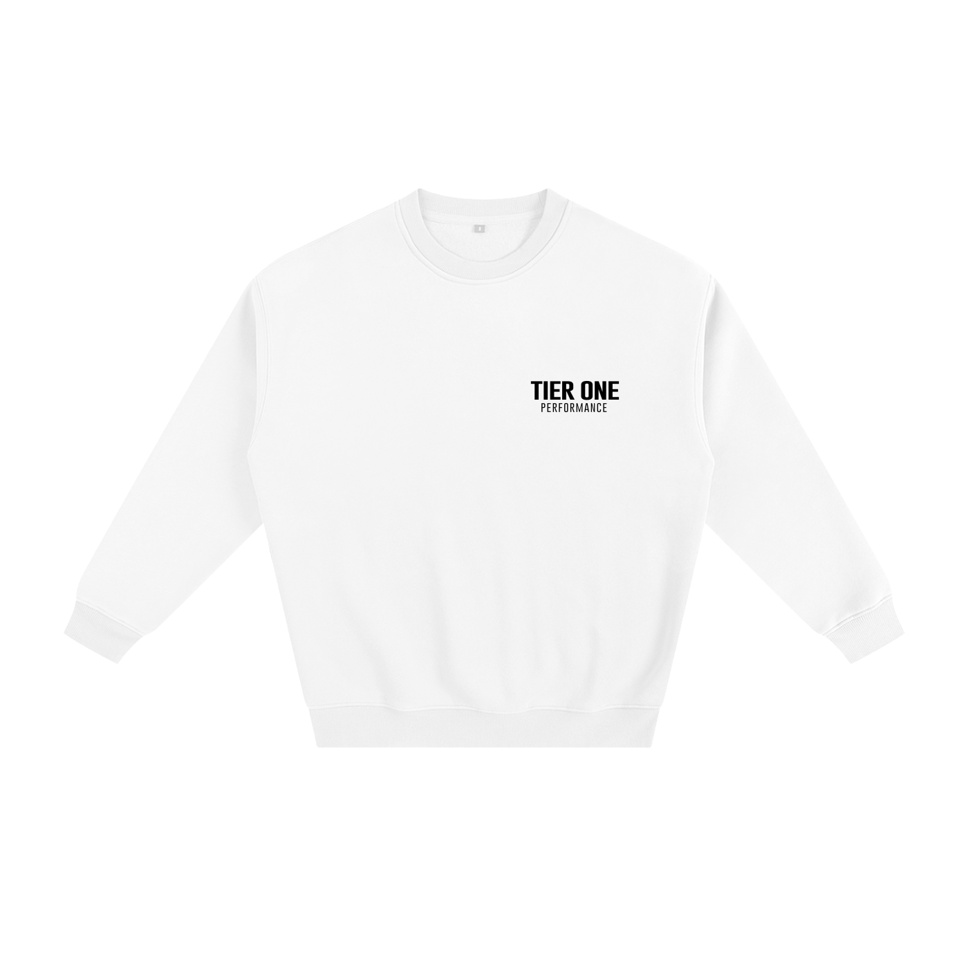 T1 Essential Sweatshirt - White/Black