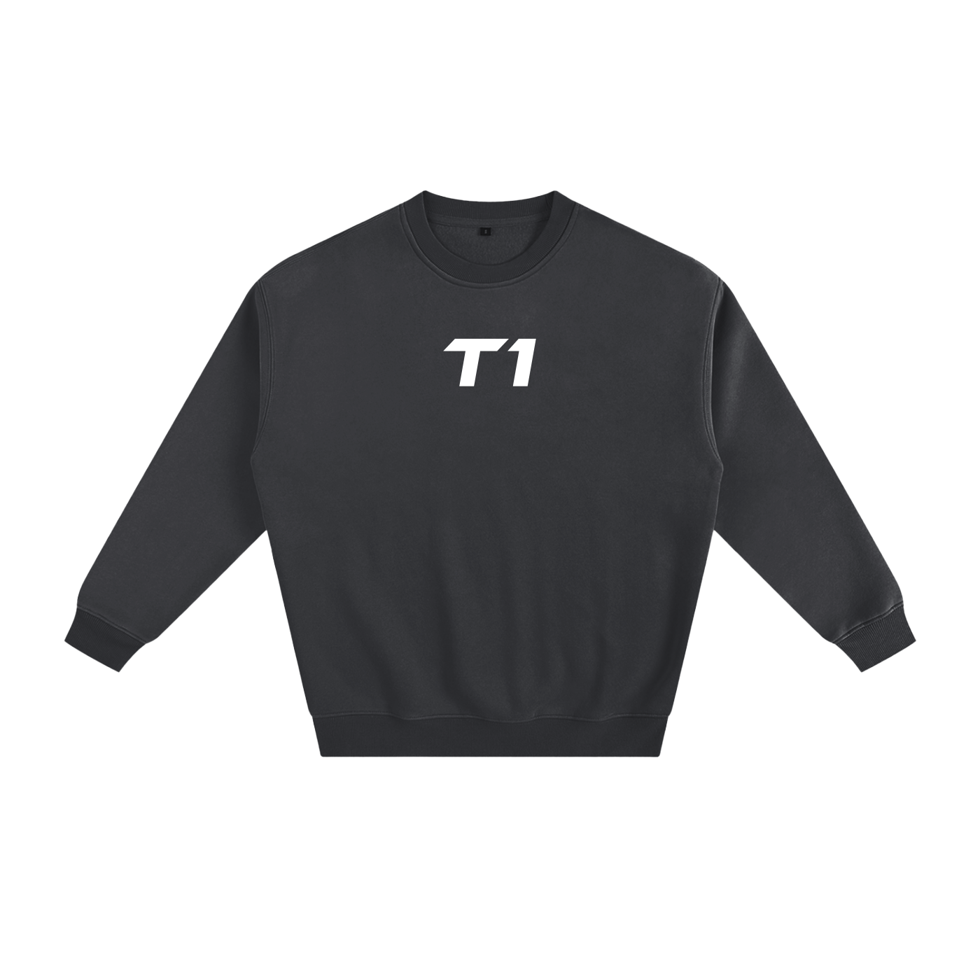 T1 Original Sweatshirt - Dark Gray/White