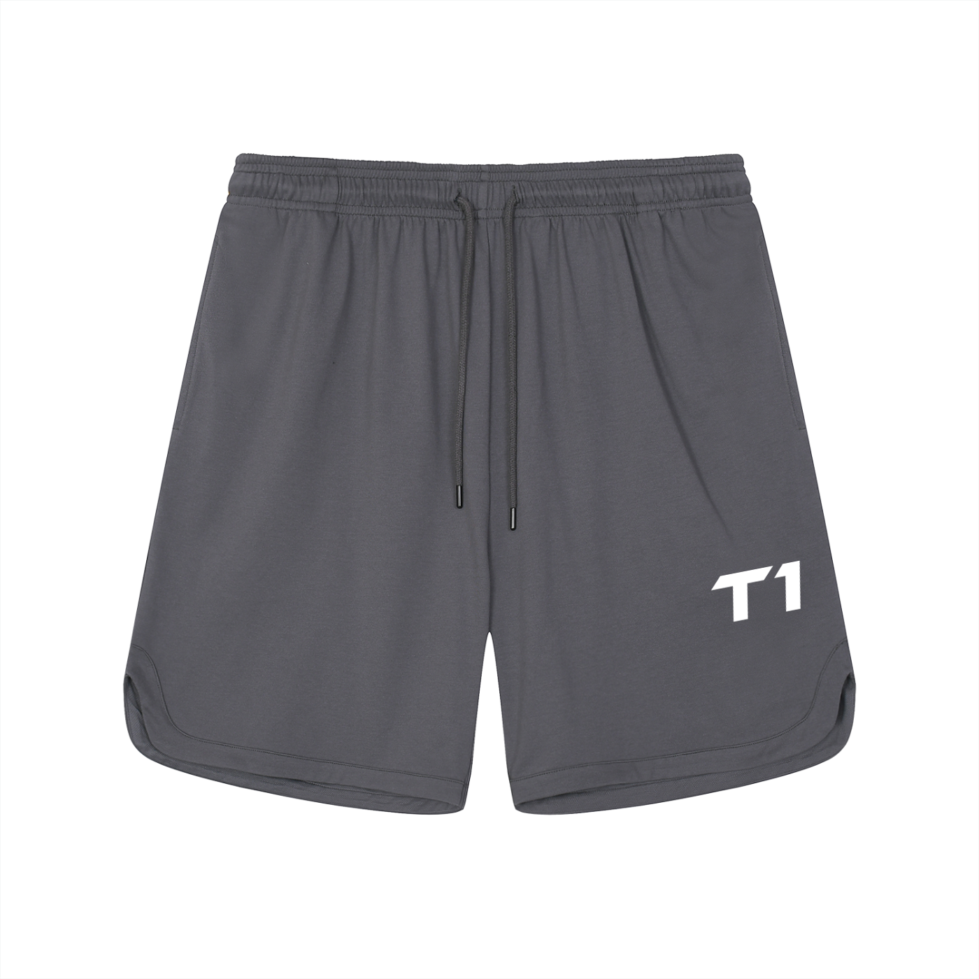 T1  Quick Dry Performance Shorts - Gray/White