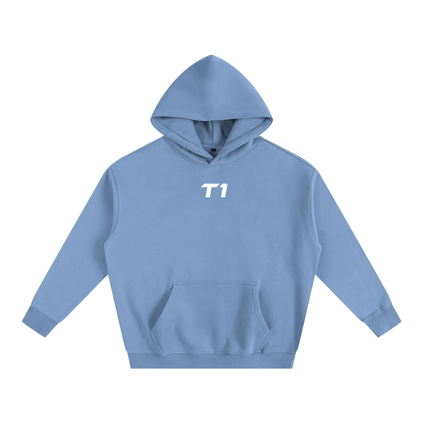 T1 Original Hoodie - Medium Blue/White