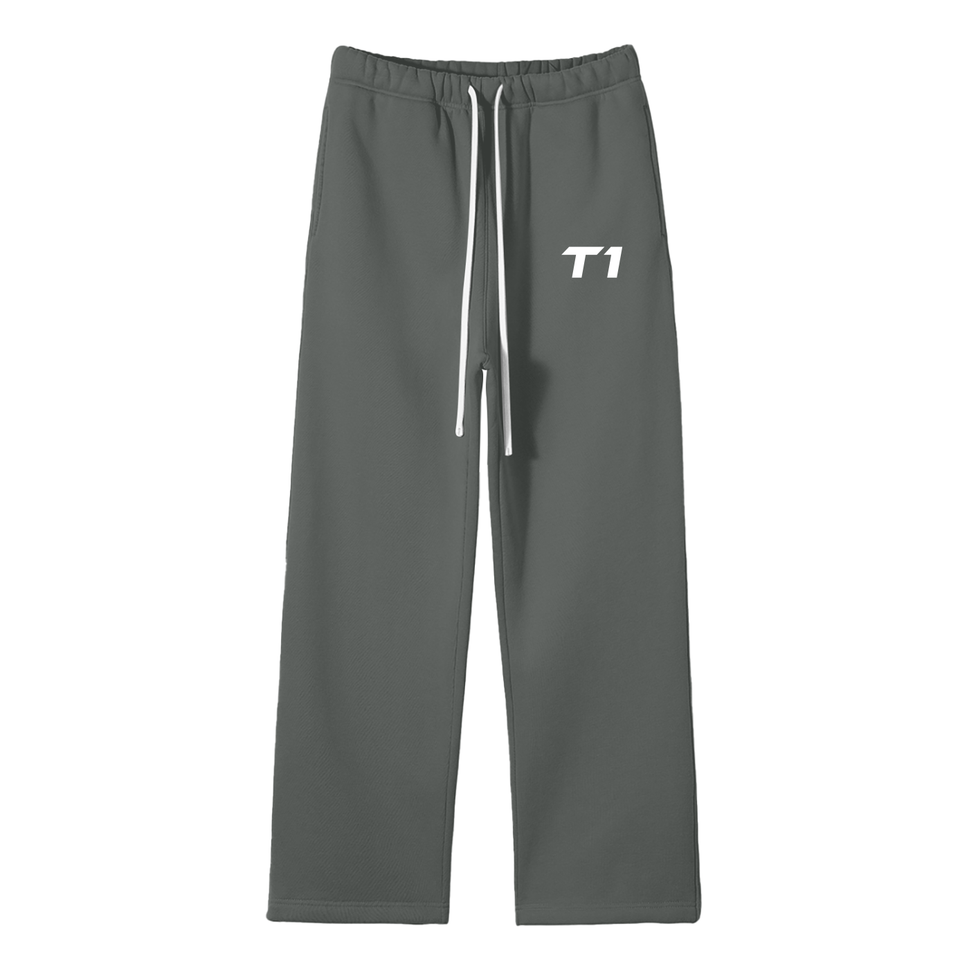 T1 Original Bootcut Sweatpants - Dark Gray/White