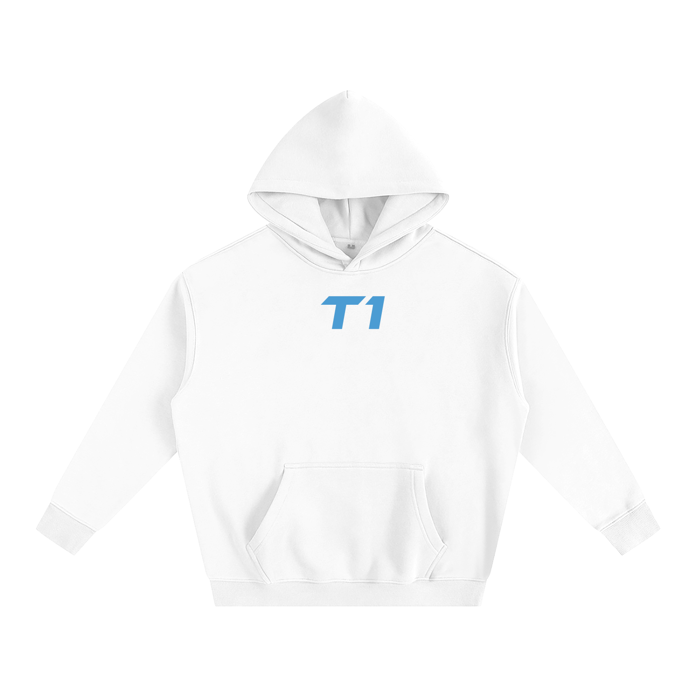The Blueprint Hoodie - White/Sky Blue