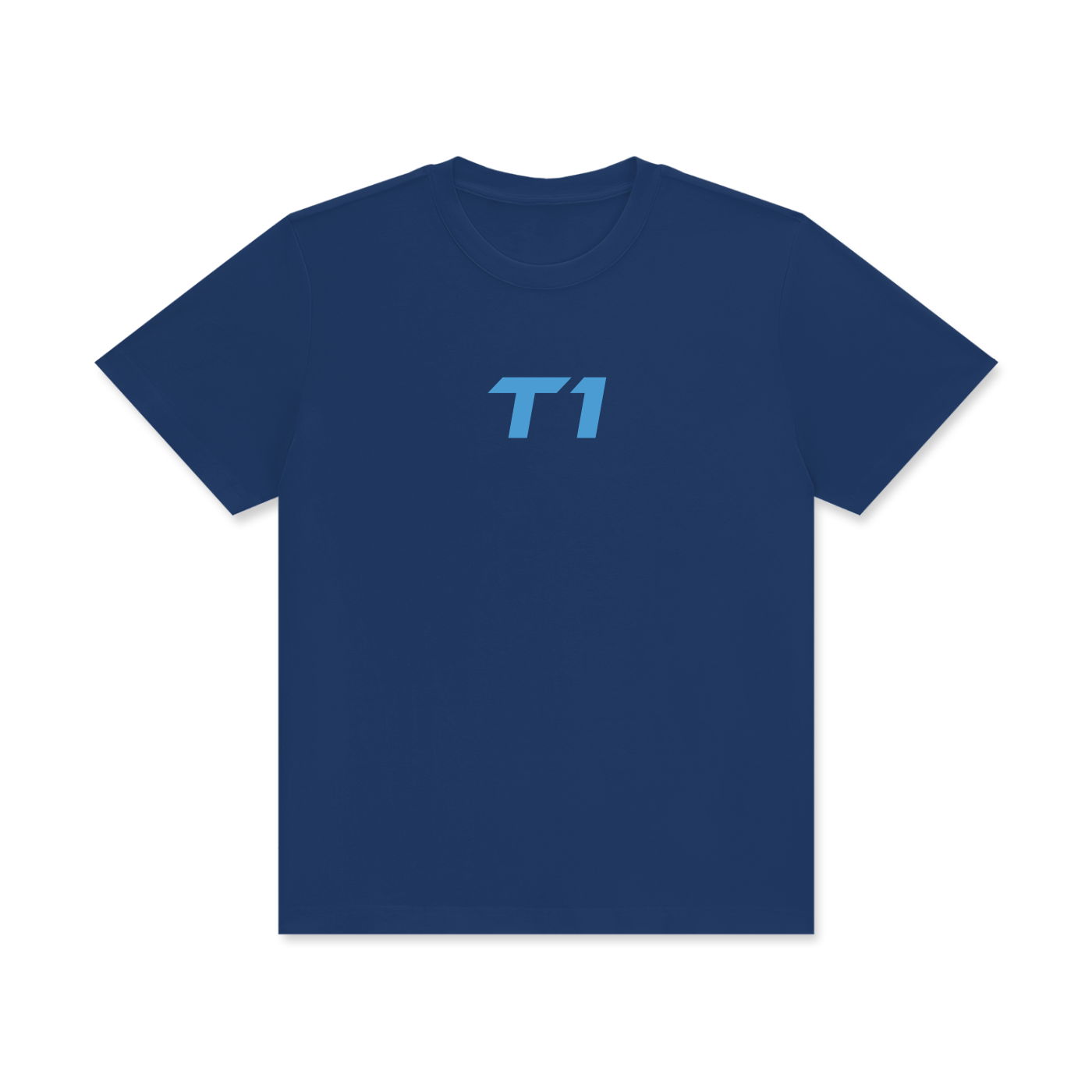 The Blueprint Tee - Navy Blue/Sky Blue