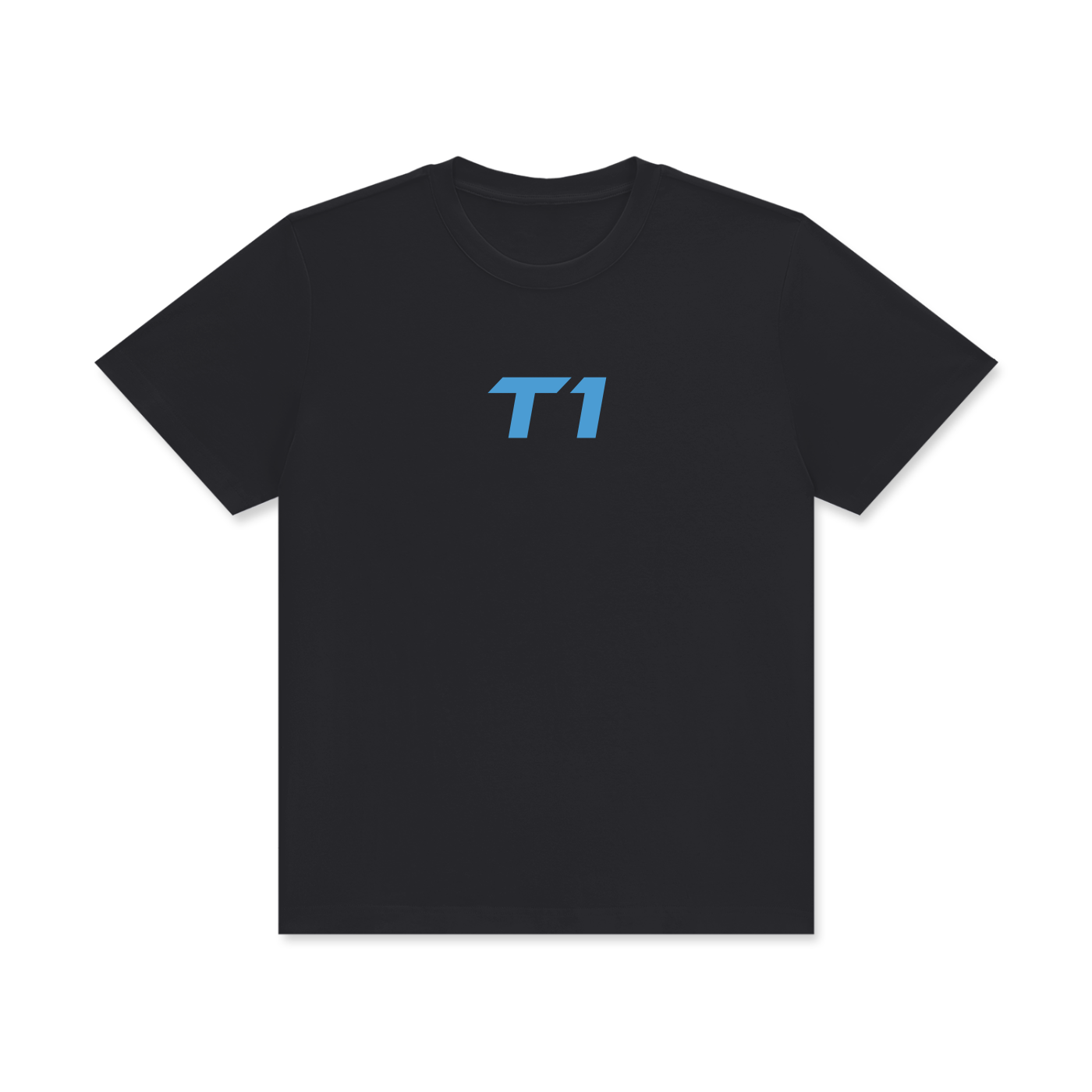 The Blueprint Tee - Black/Sky Blue