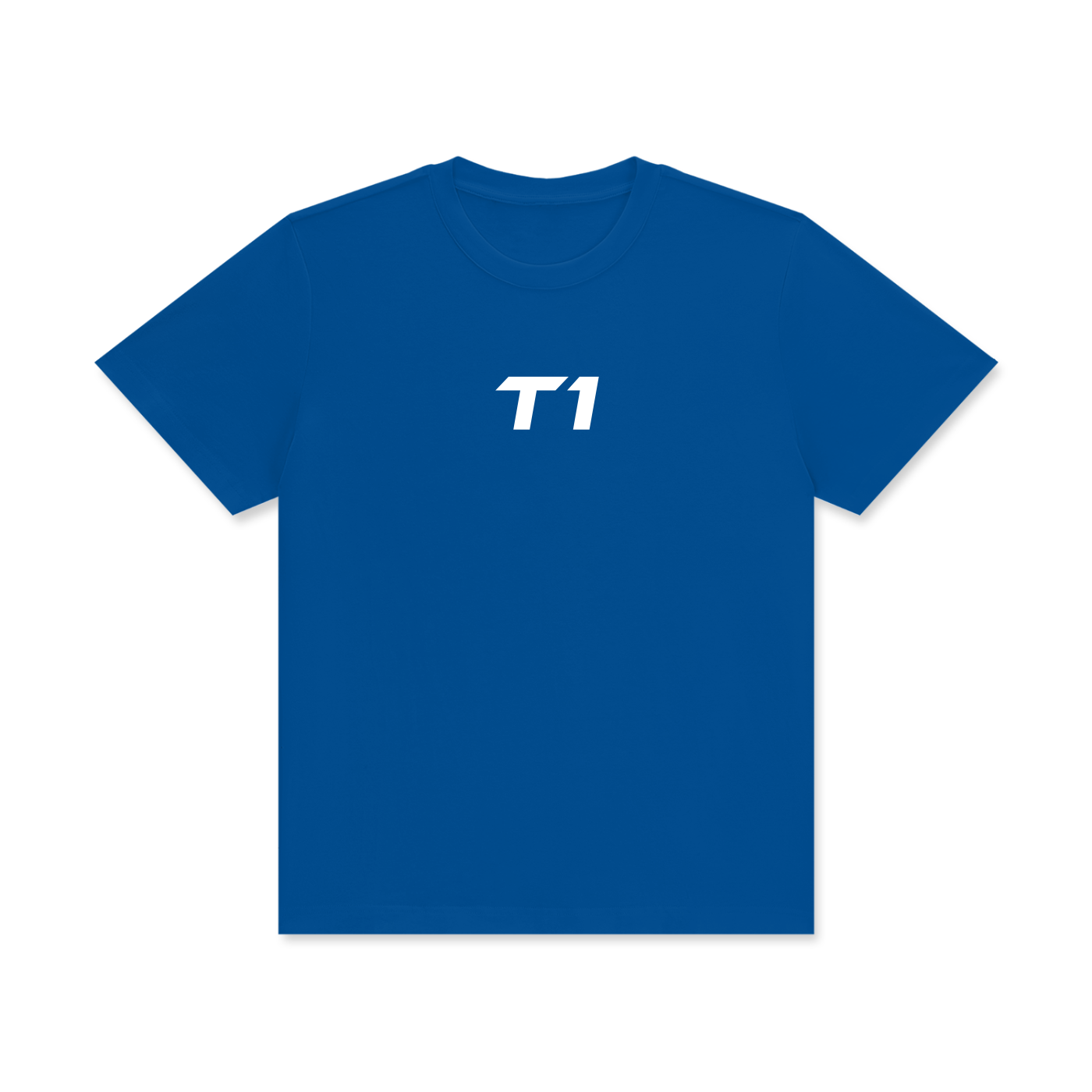 The Blueprint Tee - Blue/White