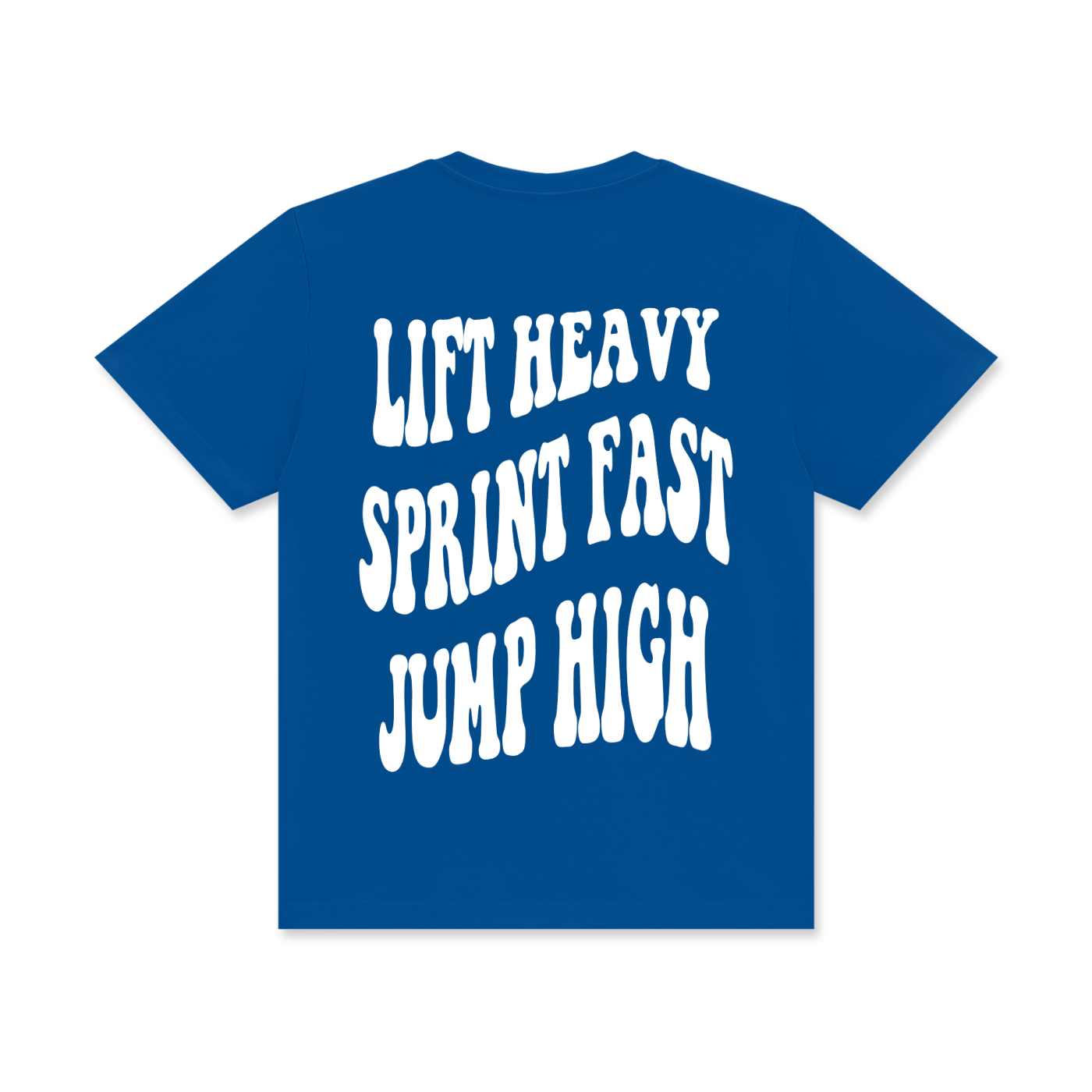 The Blueprint Tee - Blue/White