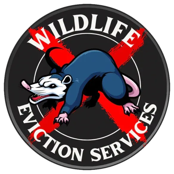 Logo: Opossum crossed out in red, 