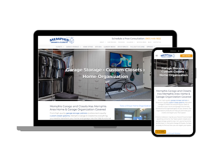 A laptop and a cell phone are sitting next to each other on a white background.