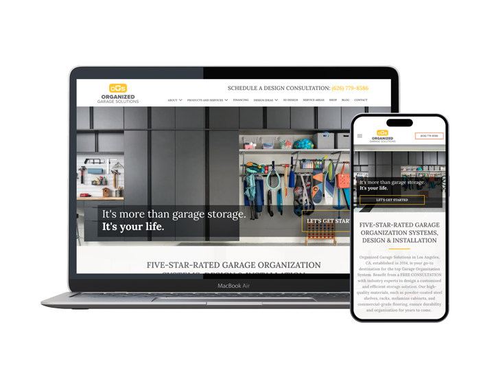 A laptop and a cell phone are sitting next to each other on a white background.