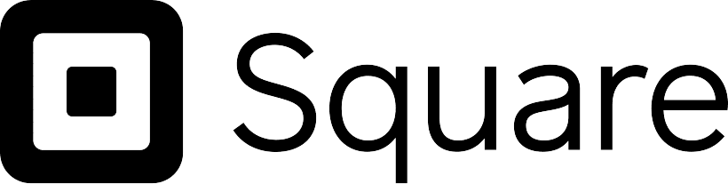 Square logo with a black square inside a white square, and the word 