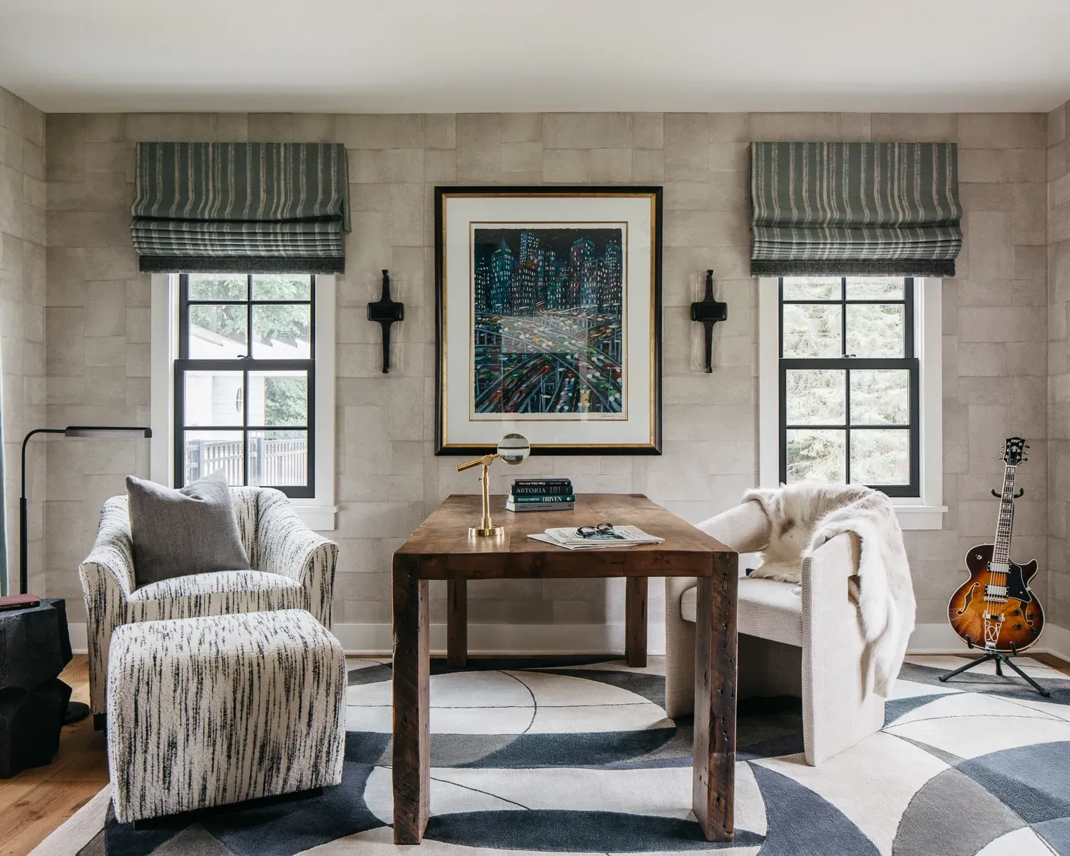 beams, ceiling beams, bar, barn door, mirror frame