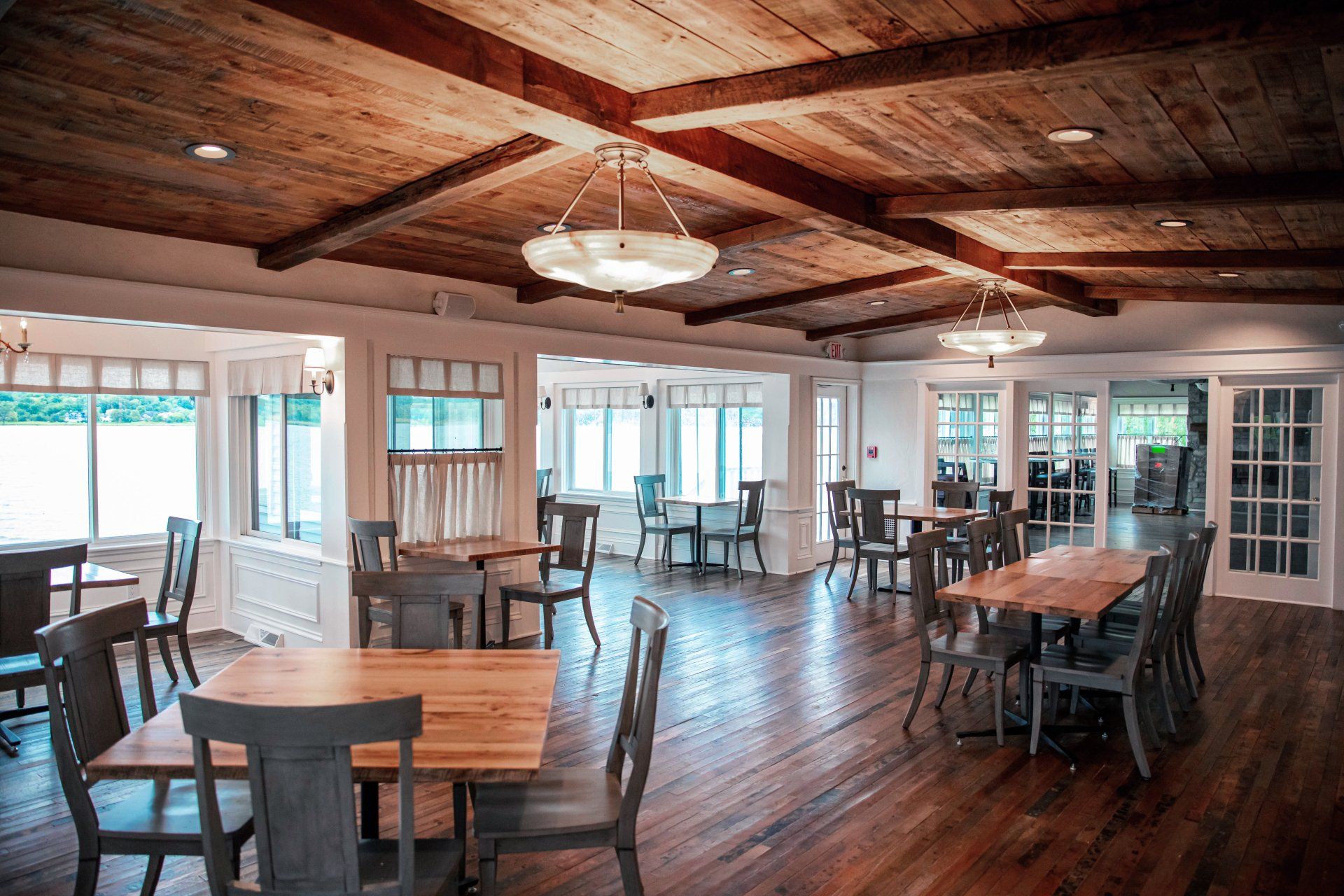 Floor, flooring, reclaimed, table, table top. ceiling cladding, beams, ceiling beams