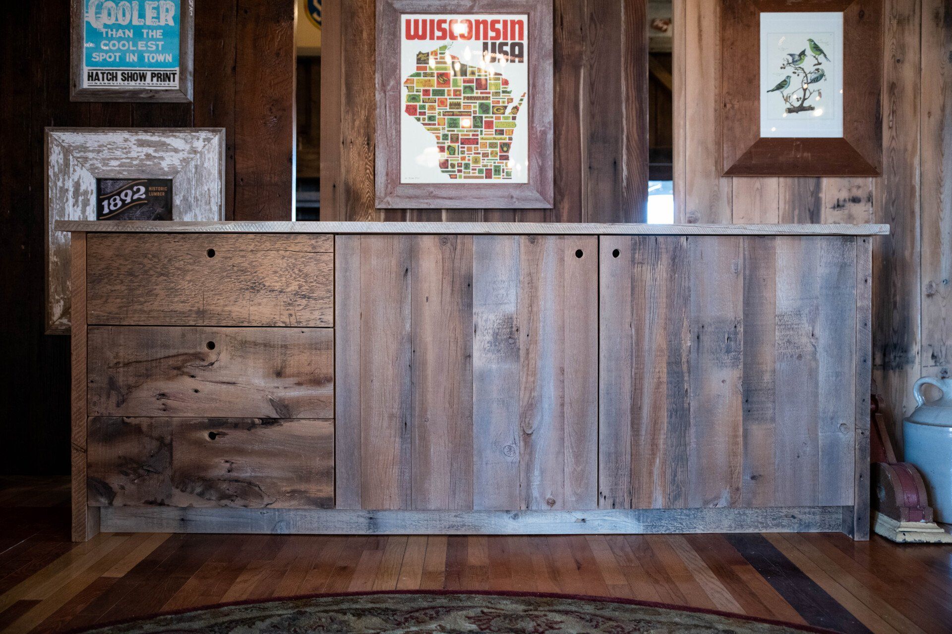 furniture, sideboard, drawers, doors