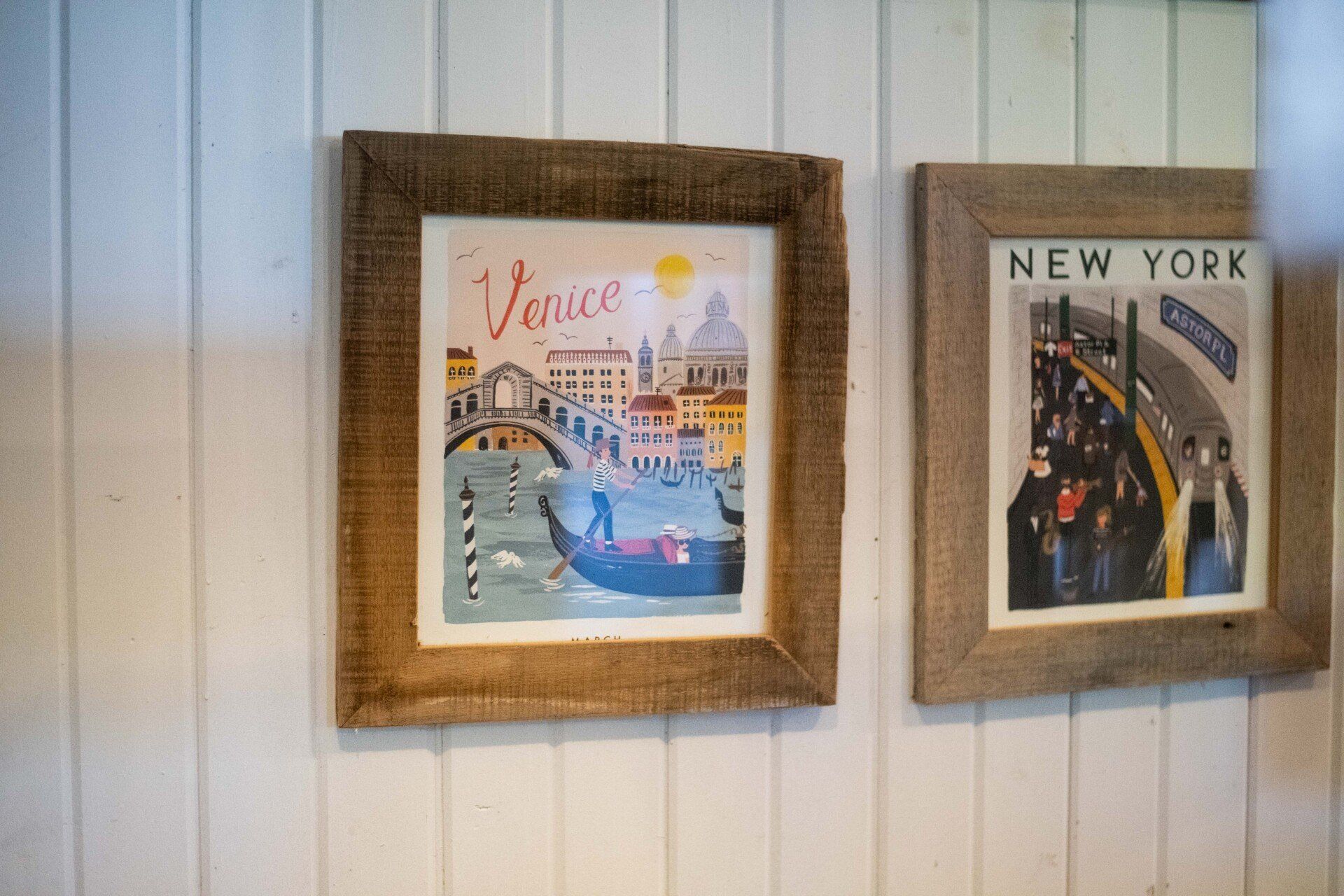 picture frame, frame, wooden picture frame, venice